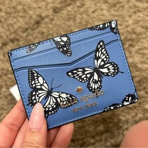 Kate Spade butterfly card holder
